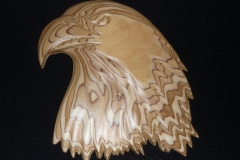 Eagle-in-plywood