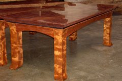 Machined-bubinga-table-legs-and-built-by-Tassajara-Design